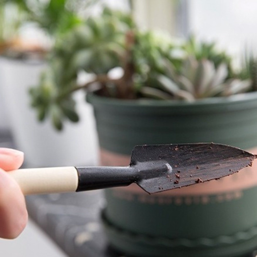 Spade Digging Fork - Multifunktionales Mini-Gartenwerkzeug-Set mit Holzgriff, Boden-Grabspaten, Garten-Handwerkzeuge,