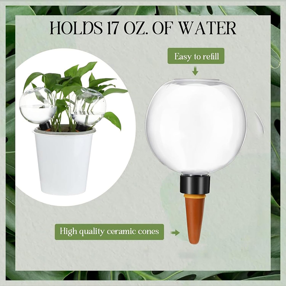Automatic Plant Waterer - 500ML Selbstbewässernde Kugeln Tropfbewässerungssystem Automatischer Pflanzenbewässerer