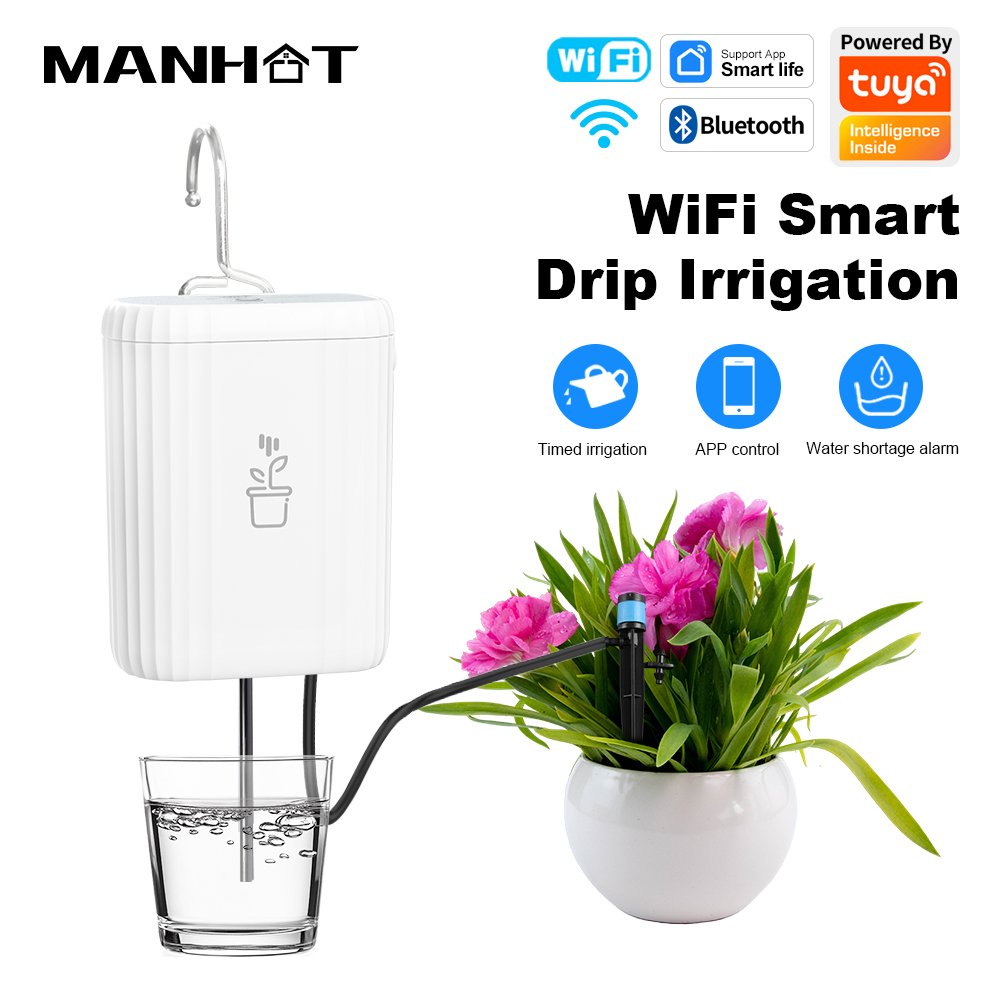 Automatic Plant Waterer - WLAN-Smart-Tropfbewässerungssystem Automatisches Garten-Pflanzen- und Blumenbewässerungssystem Sprinkler-Tropfbewässerungsgerät