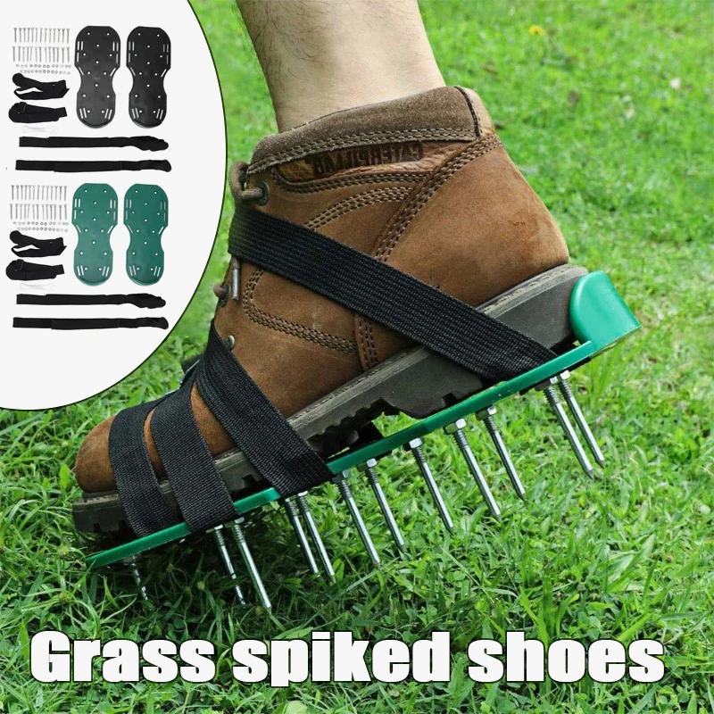 Gardening Tools Revit - 1 Paar Rasenbelüfter-Sandalen mit Spikes, Gartenschuhe,