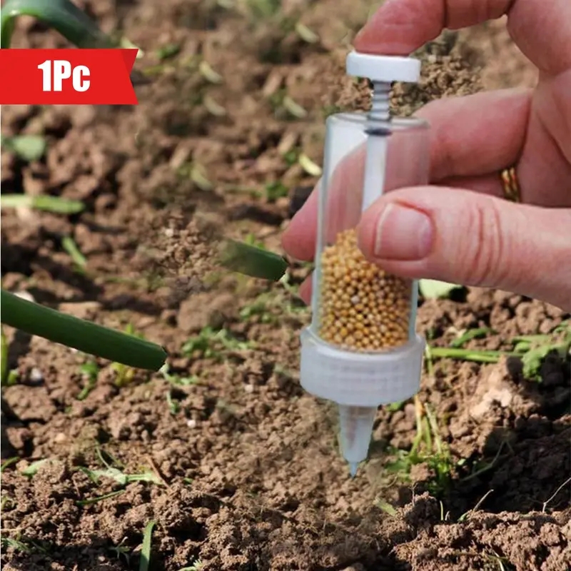 Gardening Tools Essential - 1-teiliger tragbarer Samenspender, manuelles Mini-Sämaschinenwerkzeug für