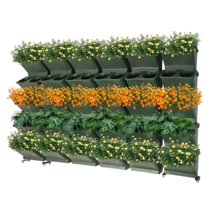 Self-Watering Planter - Vertikaler Wandpflanzkasten für Balkon und Garten,