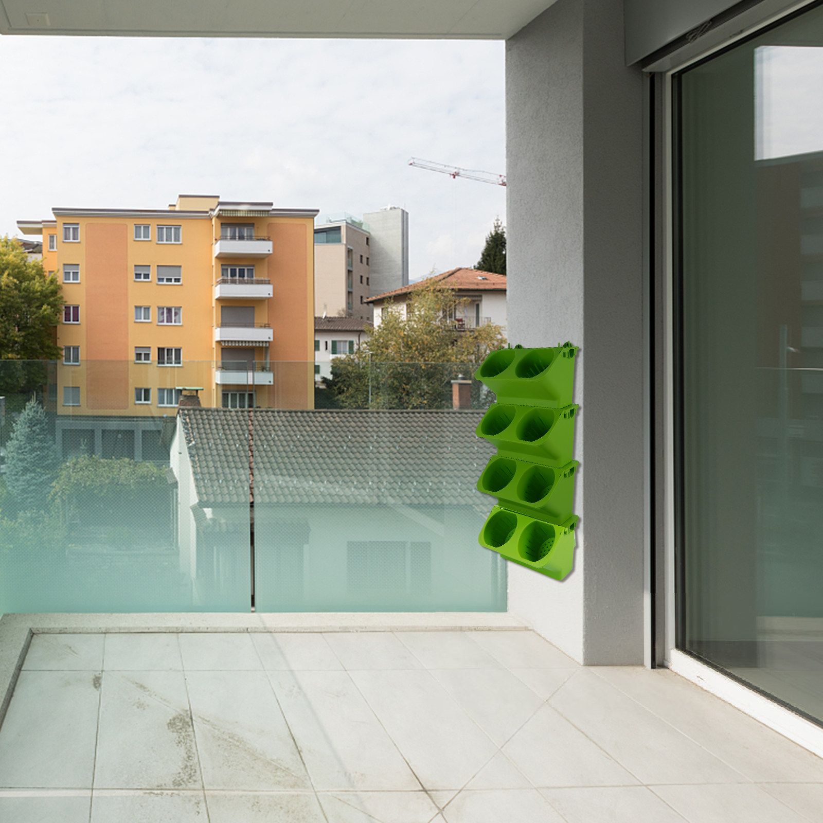 4-teiliges vertikales Wandpfla – Self-Watering Planter Bewertung und Preis