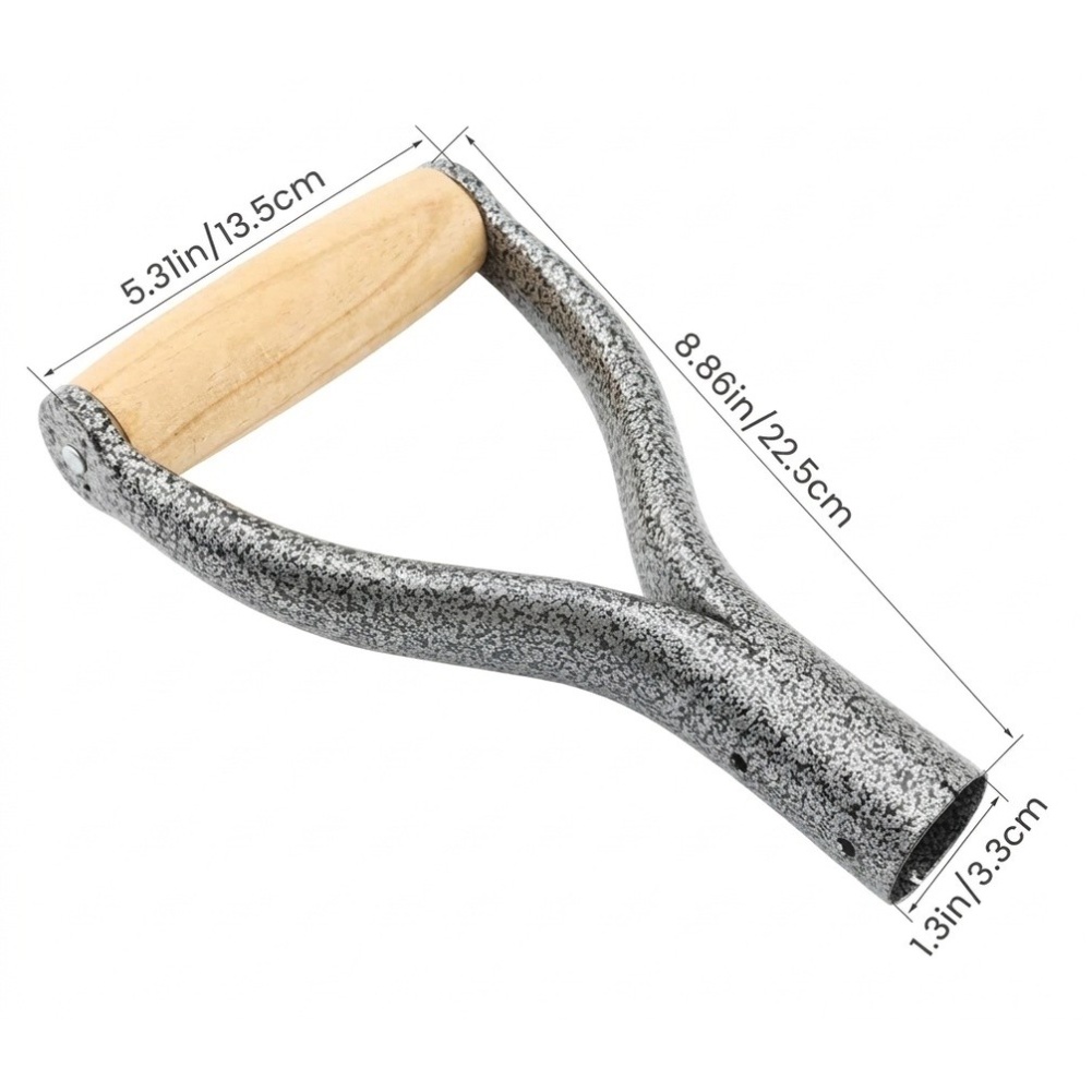 1 Stück Silberner Y-Grip-Schau – Spade Digging Fork Bewertung und Preis