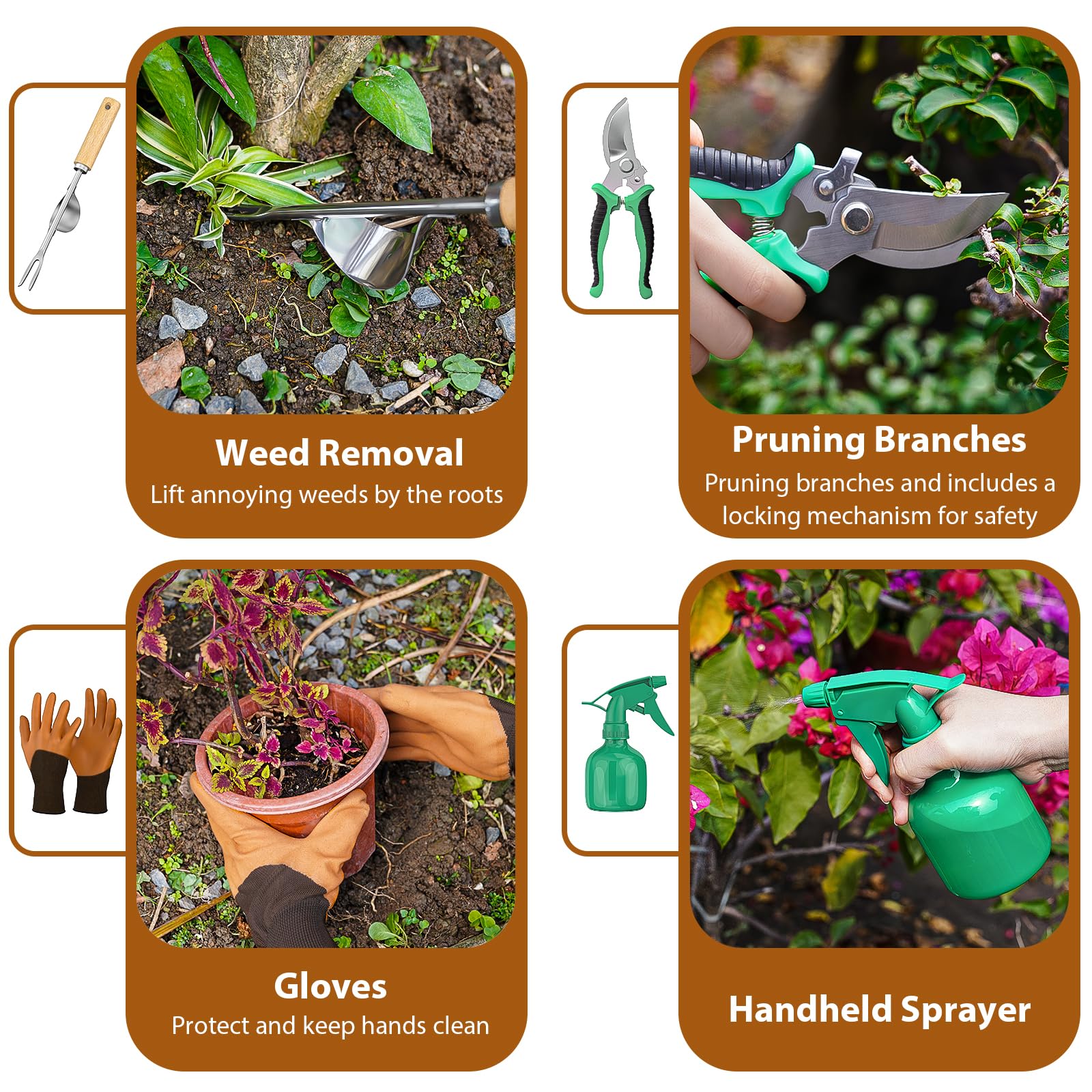 9-teiliges Garten-Handwerkzeug – Spade Digging Fork Bewertung und Preis
