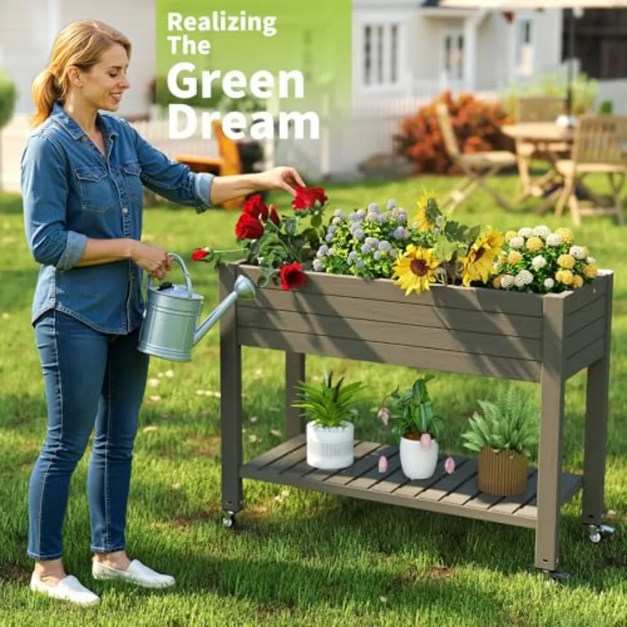 Erhöhtes Hochbeet mit Beinen,  – Self-Watering Planter Bewertung und Preis