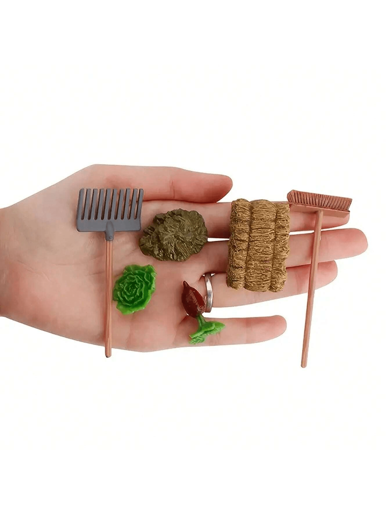 Puppenhaus-Miniatur-Gartengerä – Gardening Tools Vegetables Bewertung und Preis