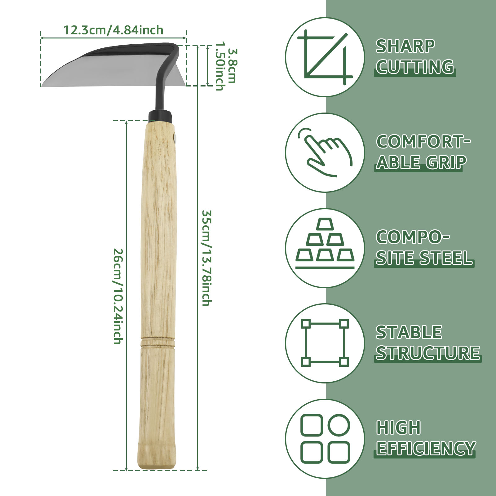 13-Zoll Japanischer Unkrautste – Gardening Hand Tools Japanese Bewertung und Preis