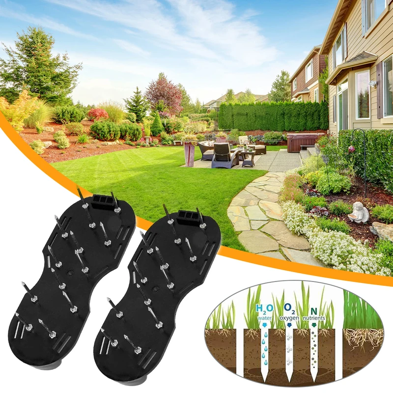 1 Paar Rasenbelüfter-Sandalen  – Gardening Tools Revit Bewertung und Preis