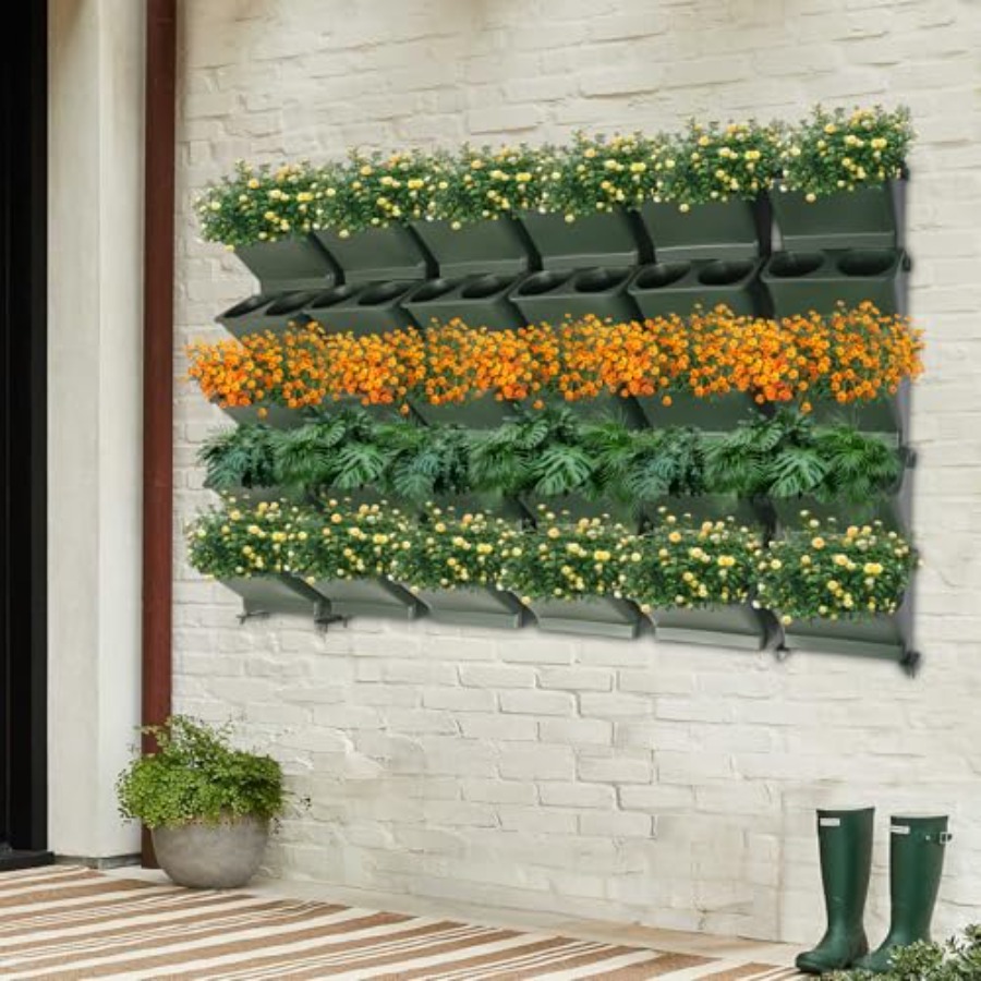 Vertikaler Wandpflanzkasten fü – Self-Watering Planter Bewertung und Preis
