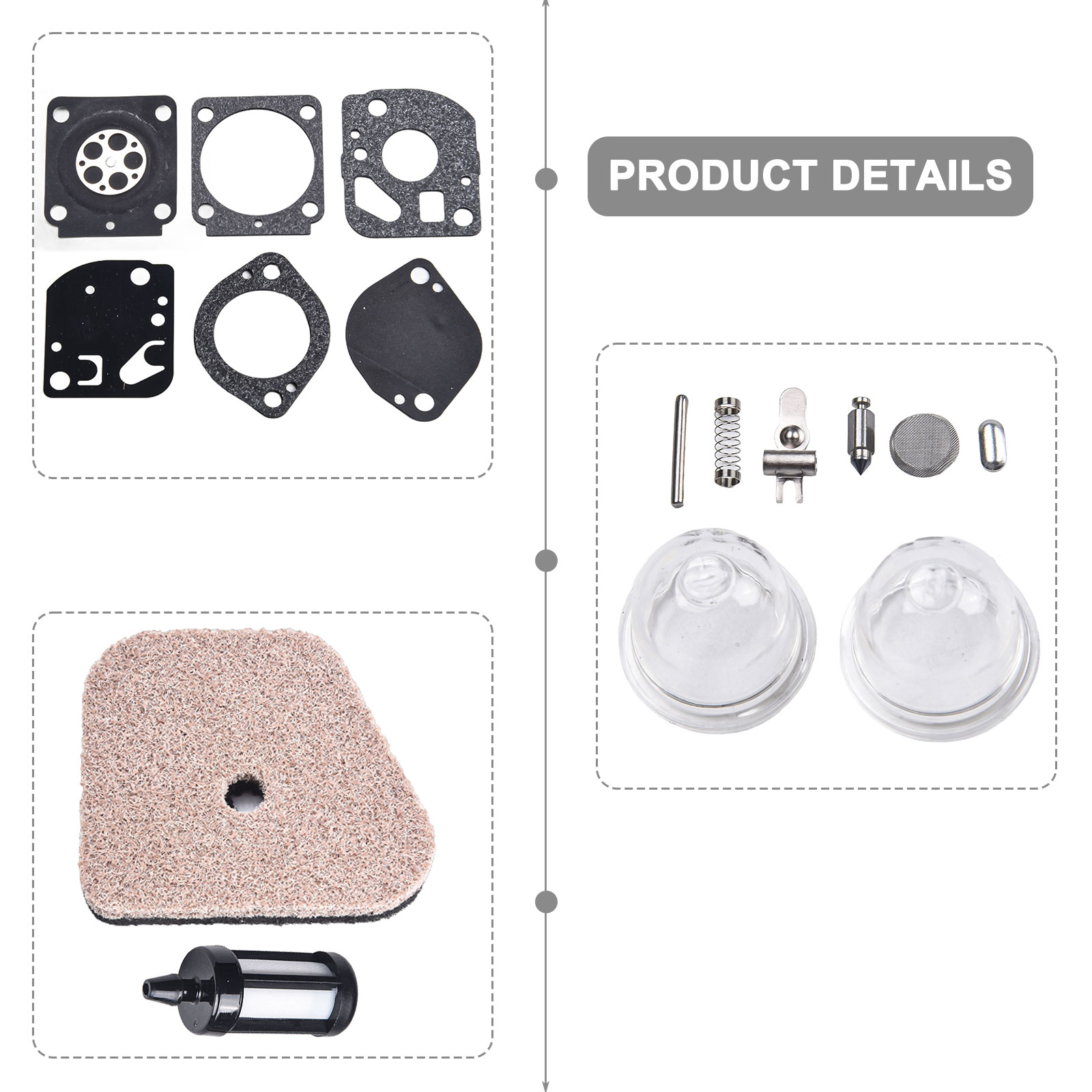 Vergaser-Service-Kit für versc – Gardening Tools Essential Bewertung und Preis